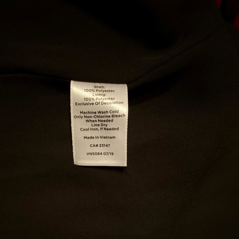 Buffalo plaid Talbots dress. Size 14 petite. - Picture 10 of 11